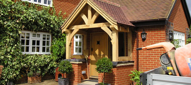 Bespoke Oak Frame Porch - Basingstoke